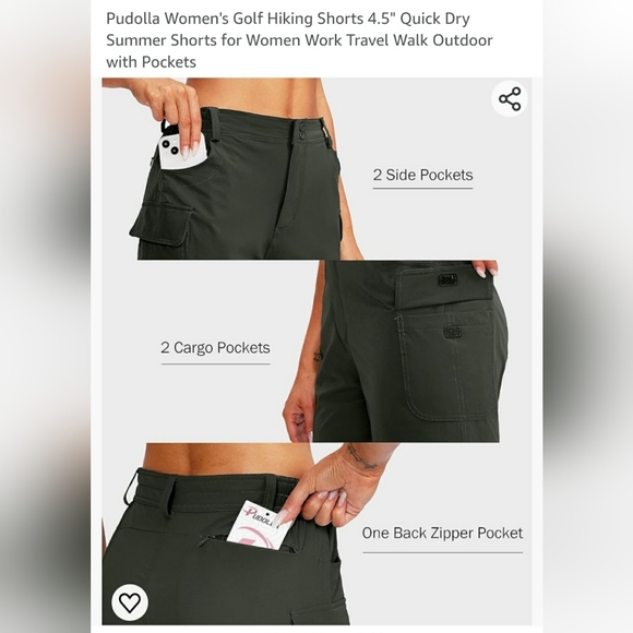 FINAL PRICE DROP Pudolla women's shorts XL new with tags. - Picture 2 of 8